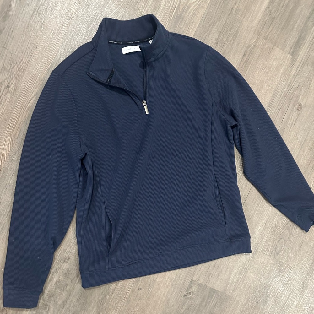 Geoffrey Beene Blue Sweatshirt For Men Size M Gently Used